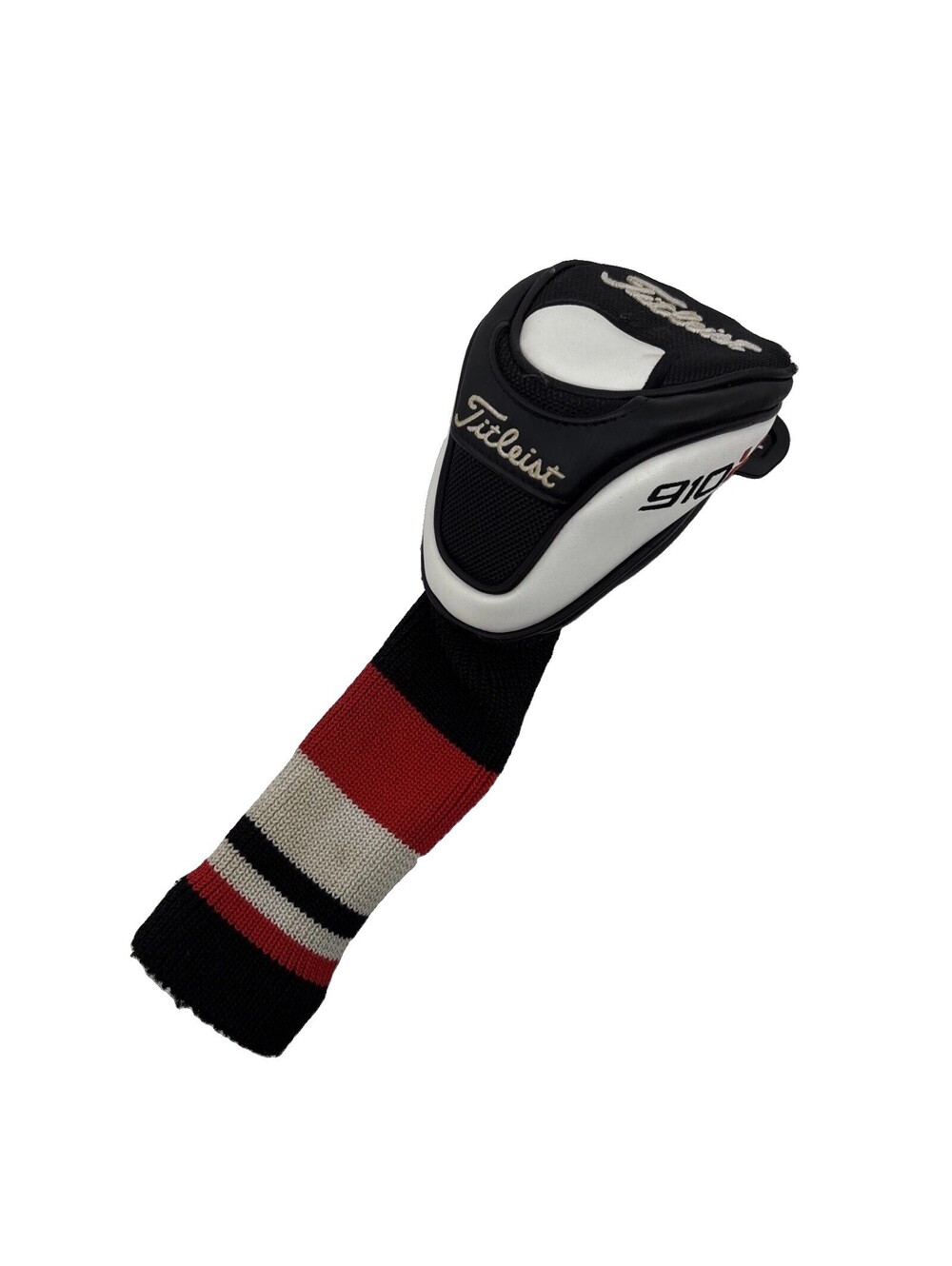 Titleist 910H Hybrid Golf Club Headcover Black White Red 4-Setting Dial